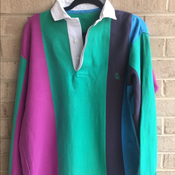 Vintage Nautica striped shirt - Picture 1 of 7